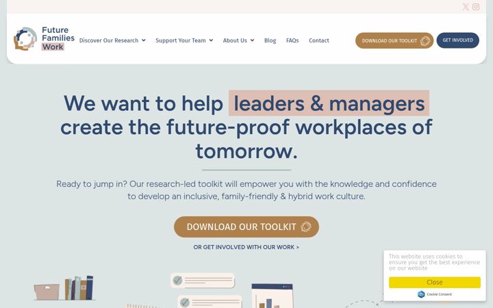 Screenshot of futurefamilieswork.org.uk