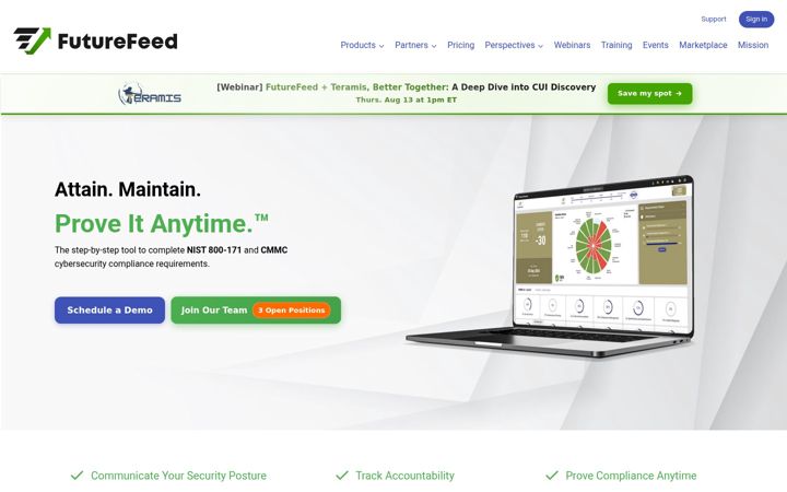 Screenshot of futurefeed.co