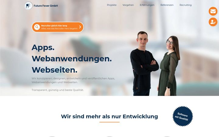 Screenshot of futurefever.de
