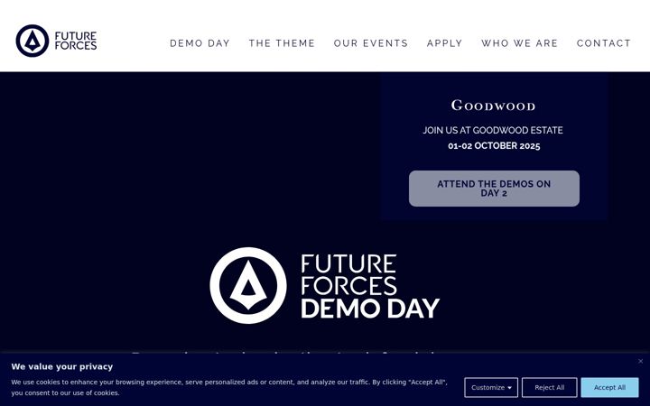Screenshot of futureforces.co.uk