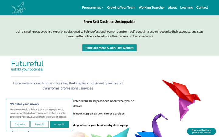 Screenshot of futureful.co.uk
