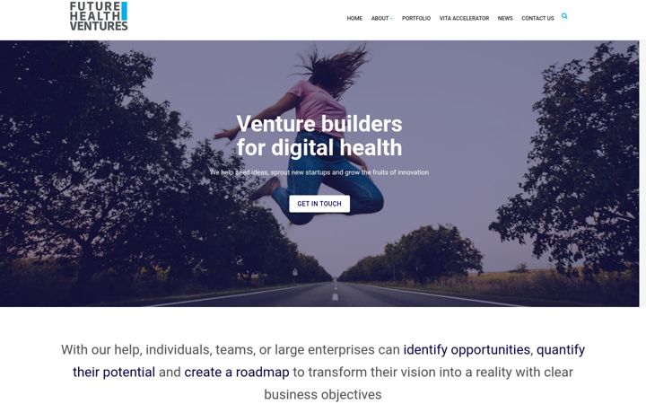 Zrzut ekranu futurehealthventures.it