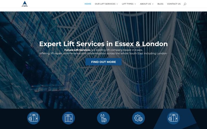 Screenshot ta' futureliftservices.co.uk