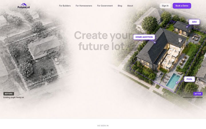 Screenshot of futurelot.com