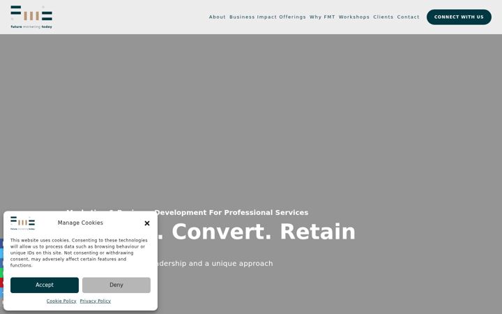 Screenshot of futuremarketingtoday.com