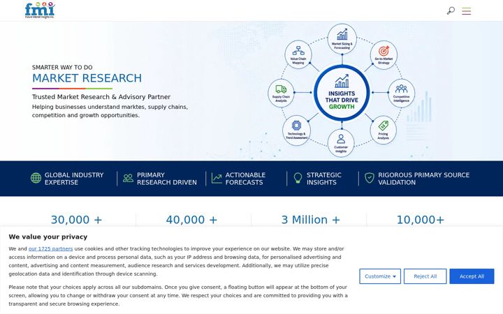 Screenshot of futuremarketinsights.com