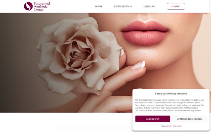 Screenshot of futuremed-berlin.de