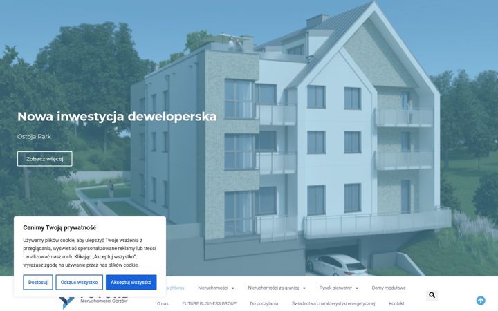 Screenshot of futurenieruchomoscigorzow.pl