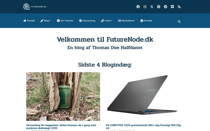 Screenshot of futurenode.dk