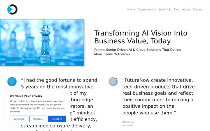 Screenshot of futurenow.ltd