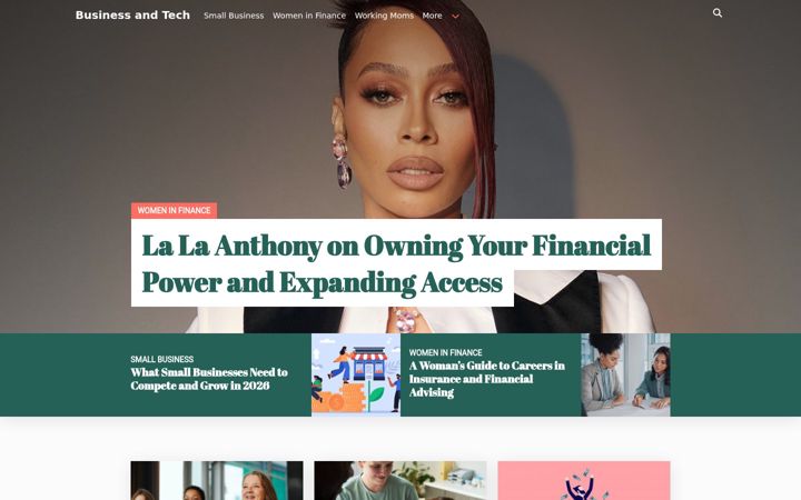 Screenshot of futureofbusinessandtech.com
