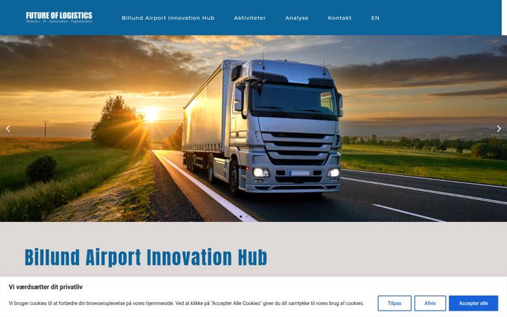 Screenshot of futureoflogistics.dk