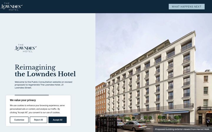 Screenshot of futureoflowndeshotel.co.uk