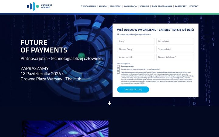 Screenshot of futureofpayments.pl