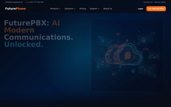 Screenshot of futurephone.eu