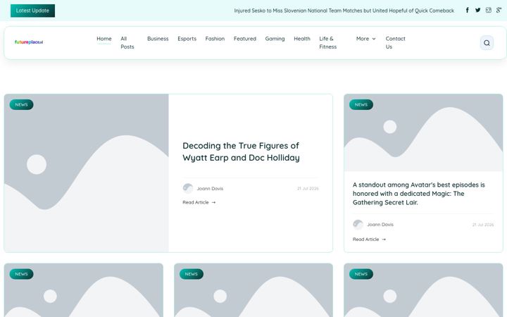 Screenshot of futureplace.nl