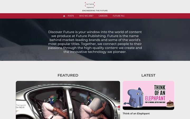 Screenshot of futureplc.engineering