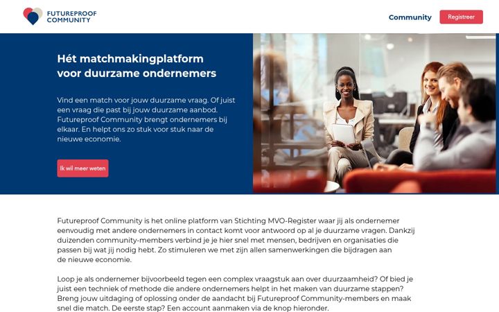 Screenshot of futureproof.community