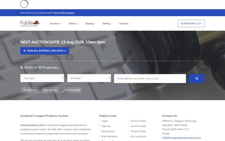 Screenshot di futurepropertyauctions.co.uk