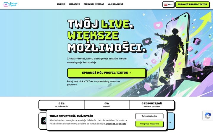 Screenshot of futurespark.pl