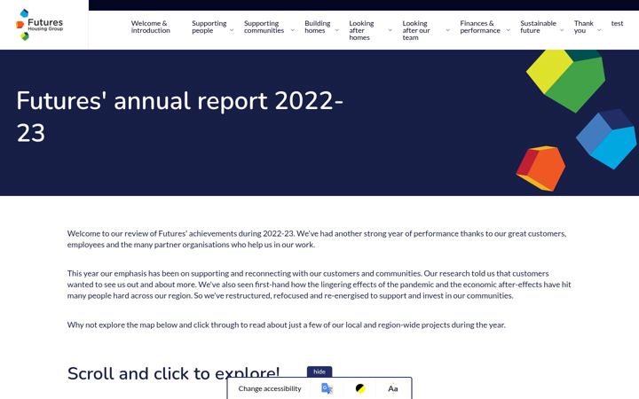 Screenshot of futuresreport2023.co.uk