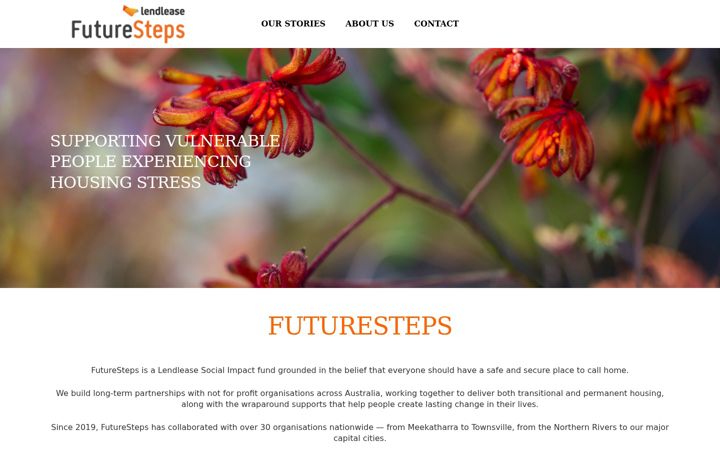 Screenshot of futuresteps.com.au
