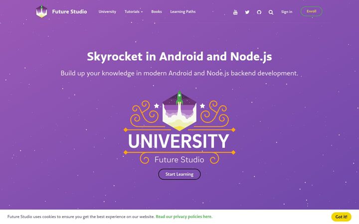 Screenshot of futurestud.io