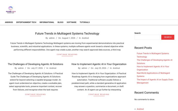 Screenshot of futuretechfrontier.com
