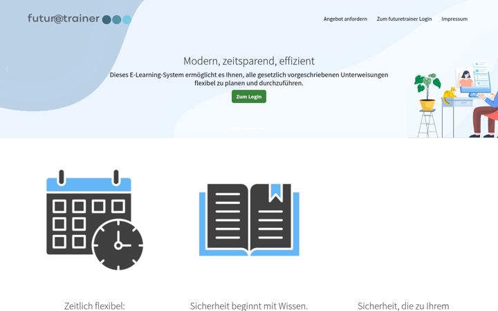Screenshot of futuretrainer.de
