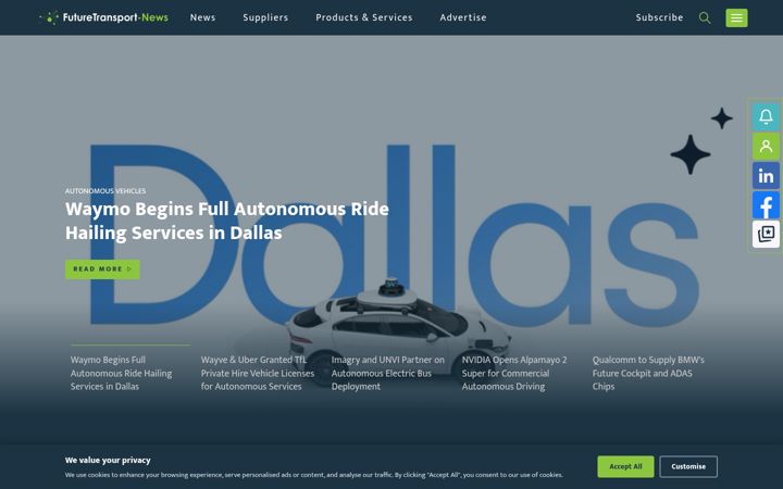 Screenshot of futuretransport-news.com