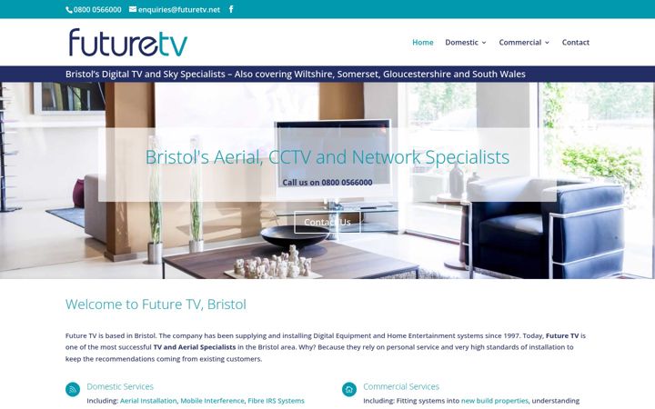 Screenshot of futuretv.net