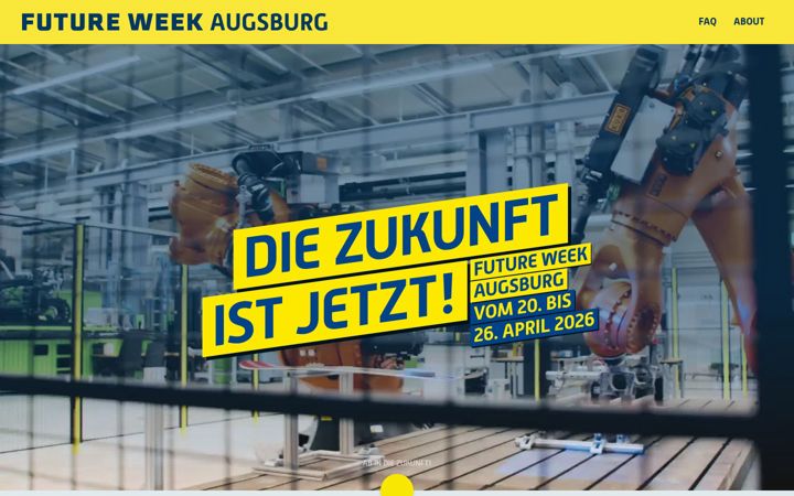 Posnetek zaslona futureweek.de