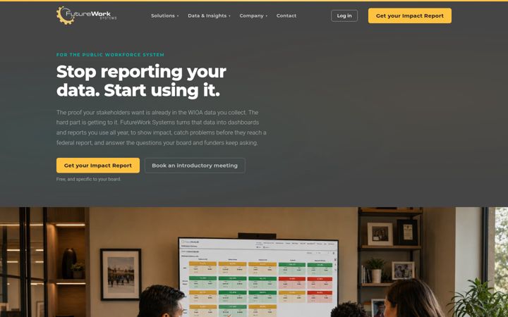 Screenshot of futureworksystems.com