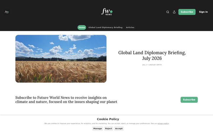 Screenshot of futureworldnews.com