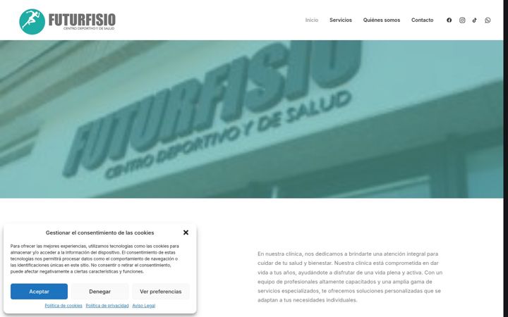 Screenshot of futurfisio.es