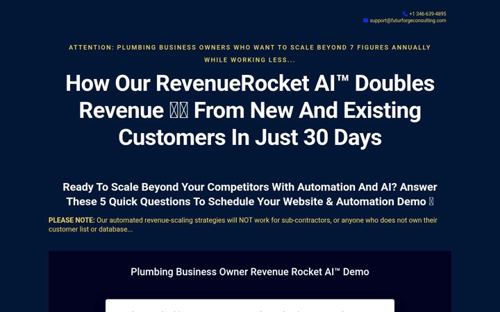 Screenshot of futurforgeconsulting.com
