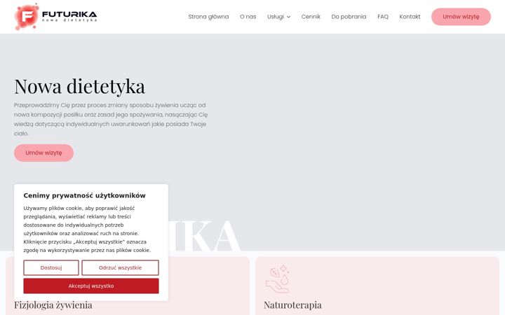 Screenshot of futurika.pl