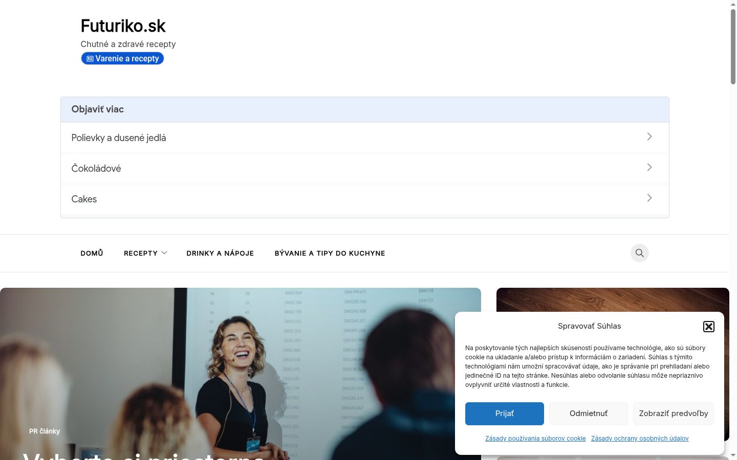 Screenshot tal-banner tal-kunsens muri qabel kwalunkwe interazzjoni