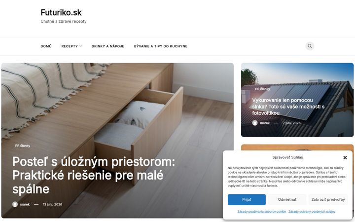 Snímek obrazovky futuriko.sk