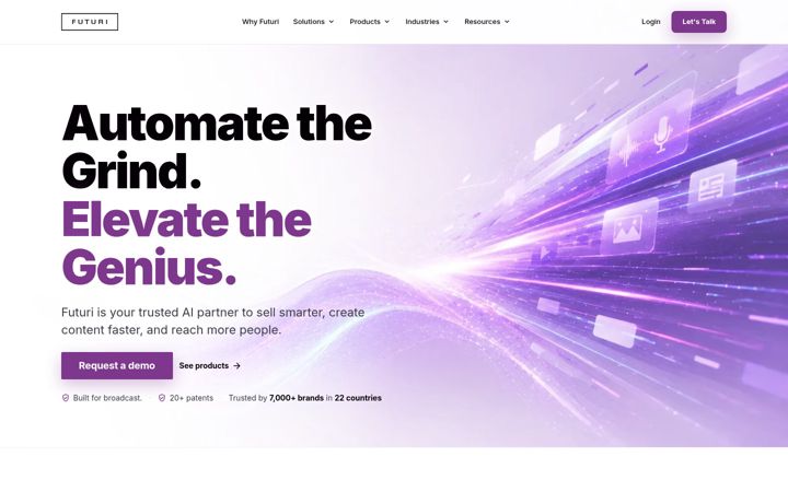 Screenshot of futurimedia.com