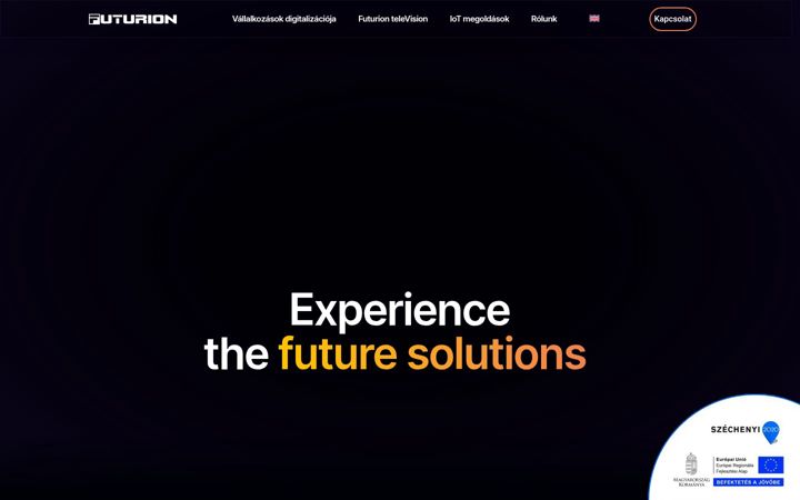 Screenshot of futurion.hu