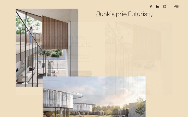 Screenshot of futuristai.lt