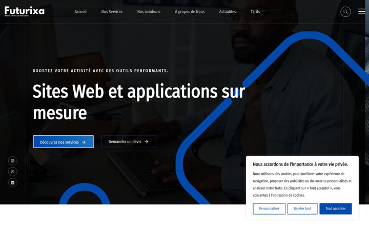 Screenshot of futurixa.net