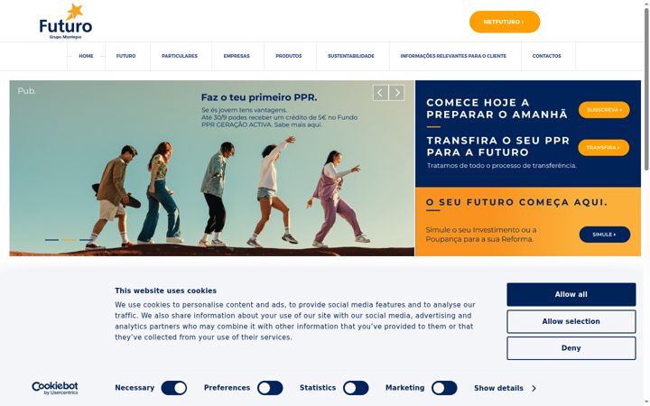 Screenshot of futuro-sa.pt