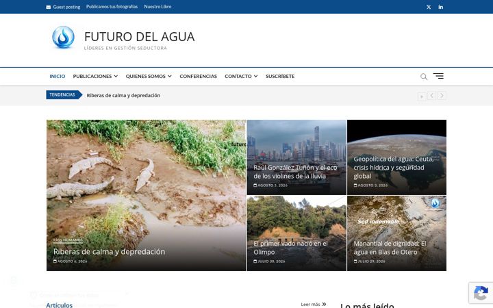 Screenshot of futurodelagua.com