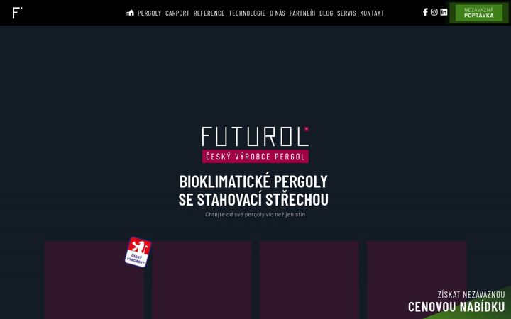 Snímek obrazovky futurol.sk