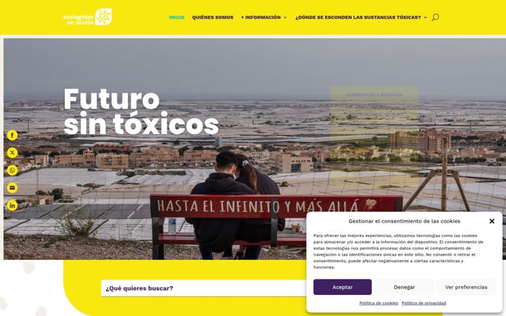Screenshot of futurosintoxicos.org