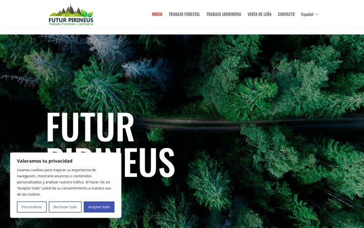 Screenshot of futurpirineus.com
