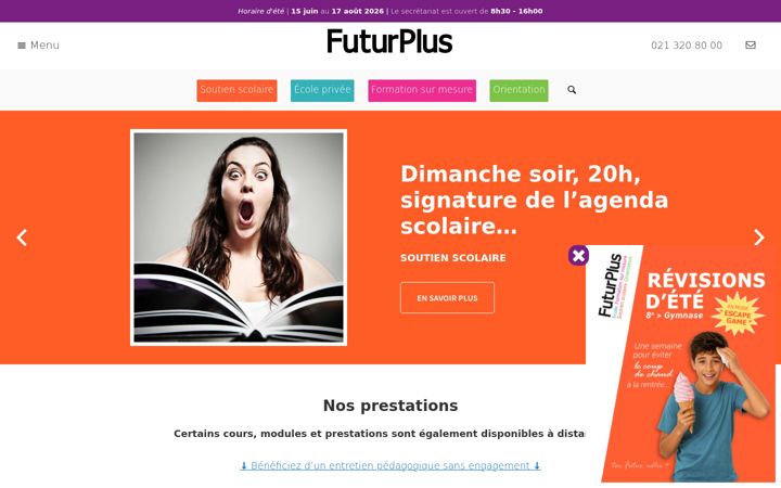 Screenshot of futurplus.ch