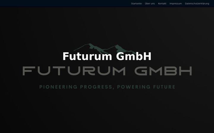 Screenshot of futurum-gmbh.de